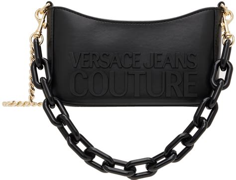 versace ee1vsbbeb e899 black shoulder bag for womens|Couture1 Shoulder Bag Black,Print .